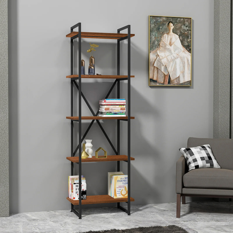 کتابخانه  مدل LIB-08U77-60BRN خانمان مدل 301067