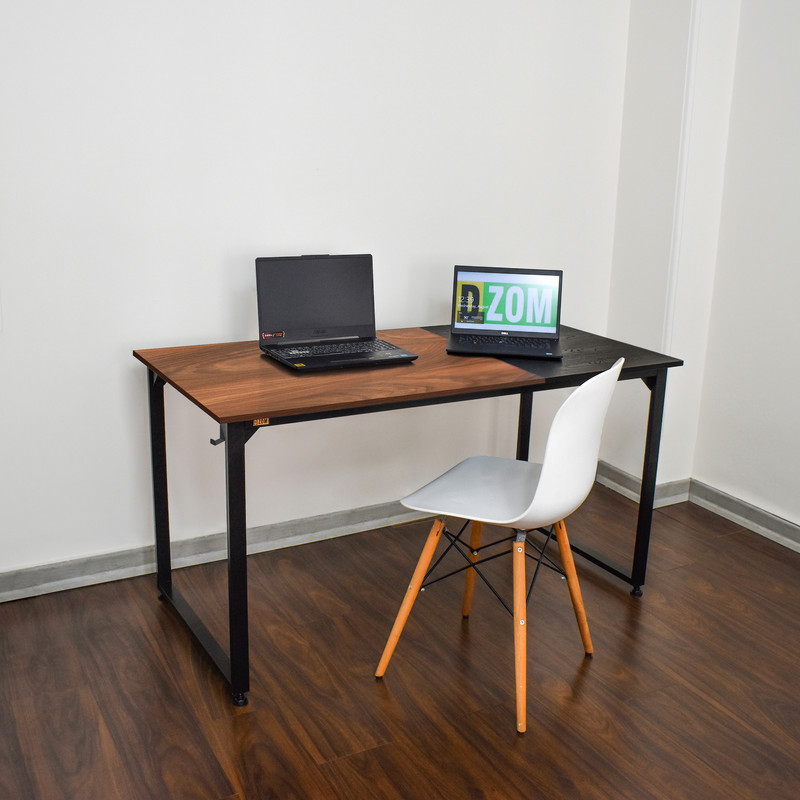 میز کامپیوتر  مدل مونتاژی TLD_asm_120×70_Di_BABRN خانمان مدل 301274