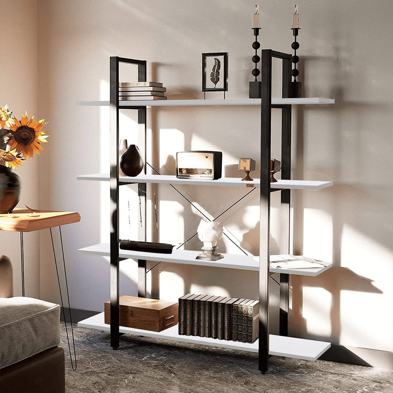 کتابخانه چهار طبقه  مدل LIB-43Z91-120W خانمان مدل 301019