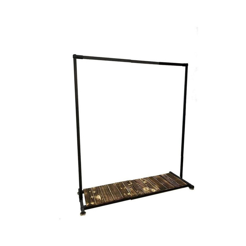 رگال لباس مدل ایستاده کف چوبی روجا کد 109 خانمان مدل 302762