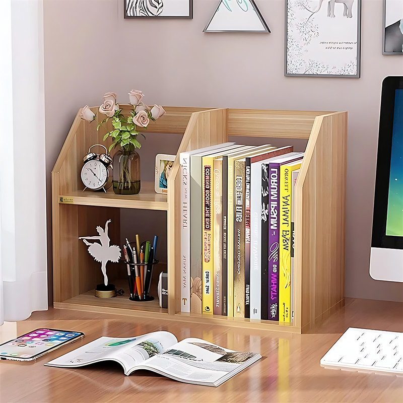 کتابخانه رومیزی چوبیکو مدل bookshelf410 خانمان مدل 301099