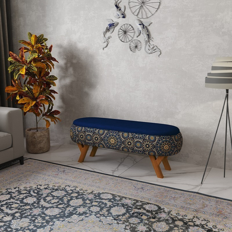 پاف آکام چوب مدل نیمکتی کد AK-91 120 خانمان مدل 304601