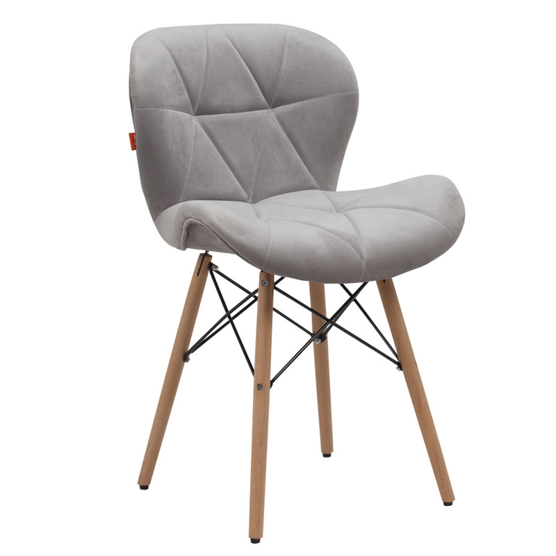 چهارپایه  مبلمان مدل لارا پایه ایفلی روکش پارچه خانمان مدل 309913