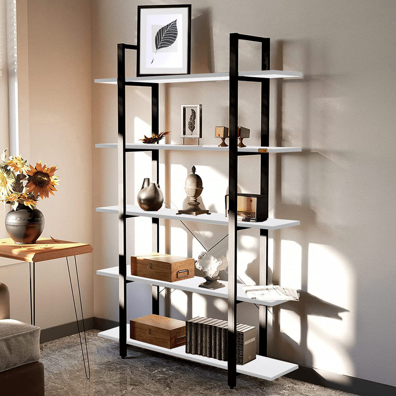 کتابخانه پنج طبقه  مدل LIB-00A58-120W خانمان مدل 300979
